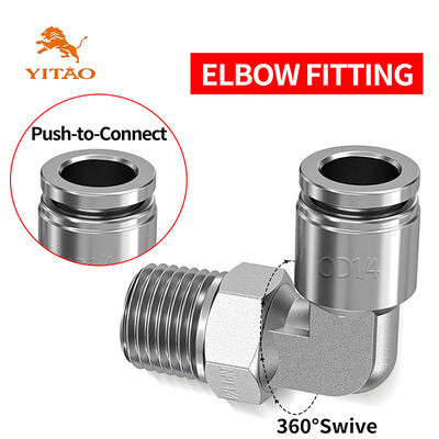 کیت سرویس تورک لاین هوا 1/4 NPT آرنج فشار در اتصال تعلیق هوا TR2012AS